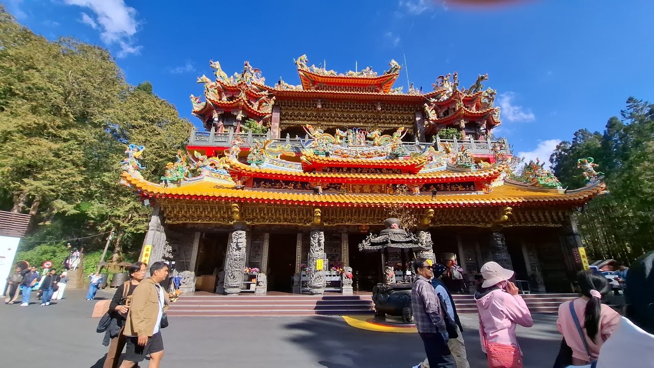 嘉義 阿里山國家森林遊樂區-受鎮宮和香林拱橋