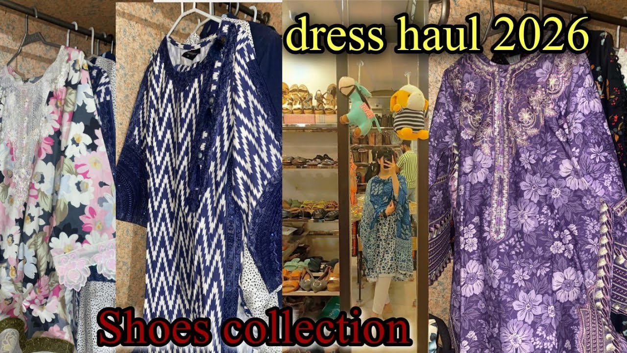 New Dress Haul 2026 👗||Trending Dress Haul 2026  & Stylish Shoes Collection||Zainab Fatima vlogs 