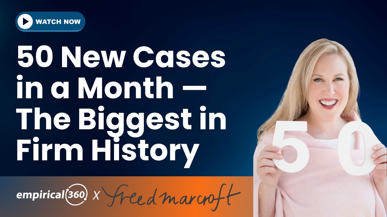 50 New Cases in a Month — The Biggest in Firm History