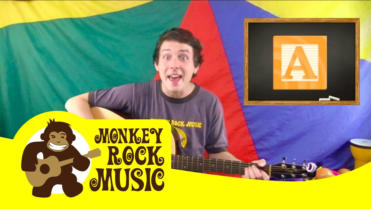 ABC - The Alphabet Song | Monkey Rock Music | Kids Dance Songs & Nursery Rhymes