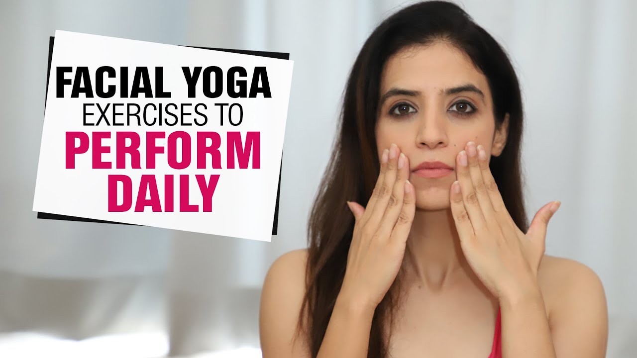5 Best Face Yoga Exercises You Should Do Daily | Yoga for Wrinkles, Anti-Aaging, Face Glow | Fit Tak