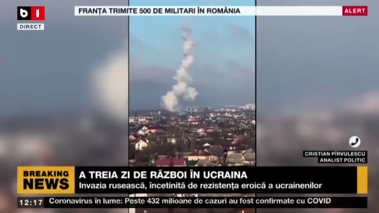 A TREIA ZI DE RĂZBOI ÎN UCRAINA -1.115 DE PERSOANE, ÎNTRE CARE 33 DE COPII, AU FOST RĂNIȚI_Stiri B1
