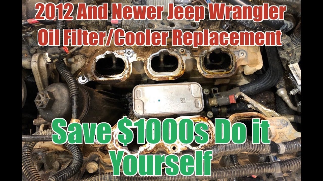 Jeep Wrangler JK JKU 3.6 Pentastar Oil Filter Cooler Housing Replacement