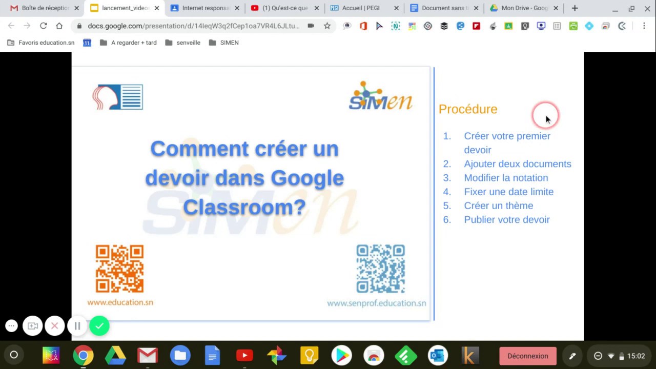 Comment créer un devoir dans Google Classroom?