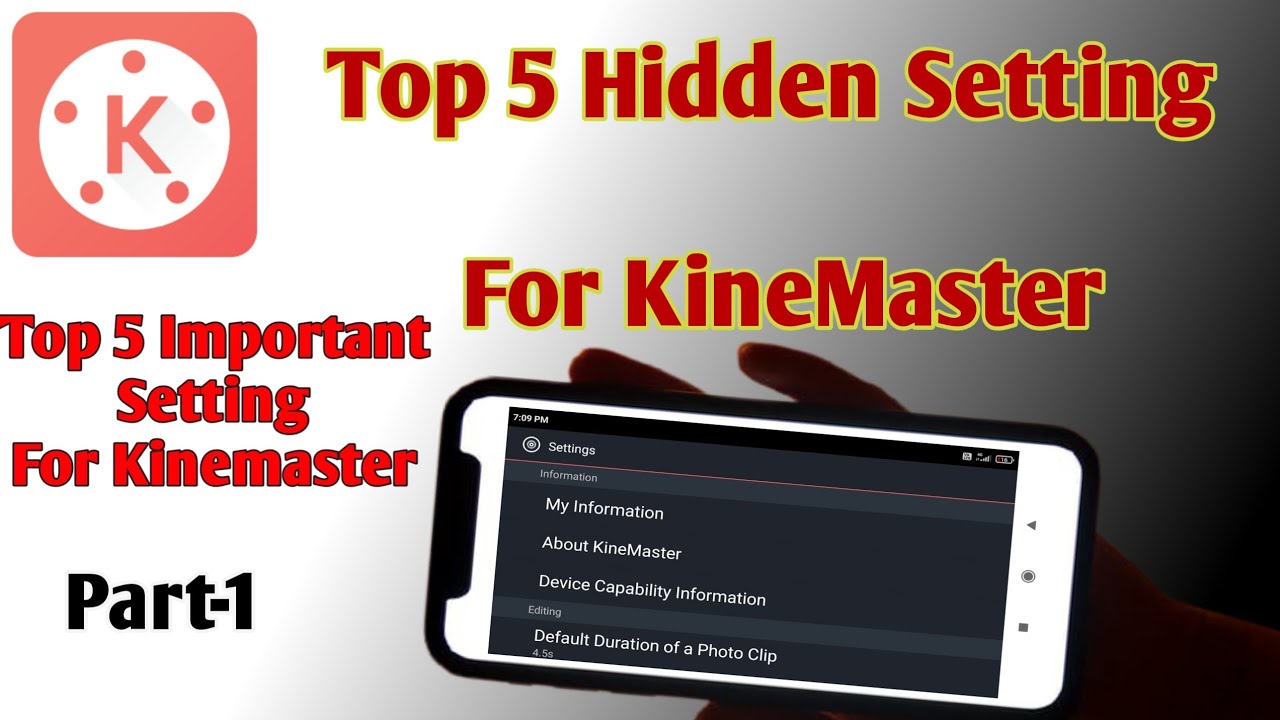 top hidden features of kinemaster | kinemaster best settings