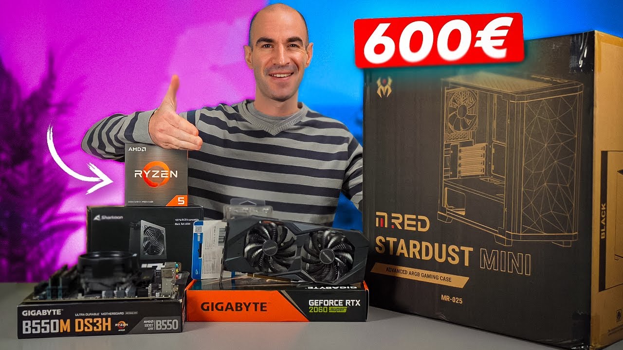 Je MONTE un PC GAMER à moins de 600€ (Test sur 20 Jeux en 1080p)