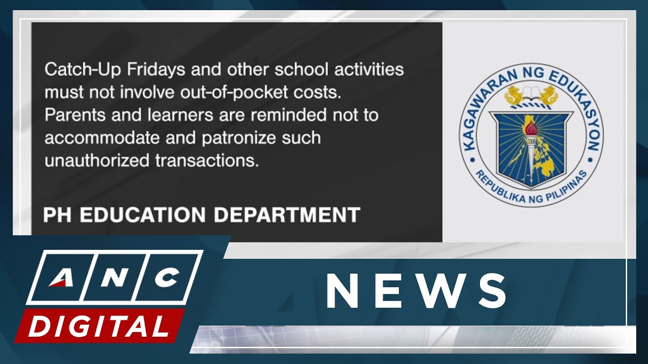 DepEd looks into alleged sale of learning materials for 'Catch-Up Fridays' in schools | ANC