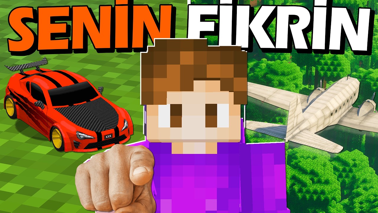 Minecraft’ta SİZİN FİKİRLERİNİZİ OYUNA EKLEDİM 10