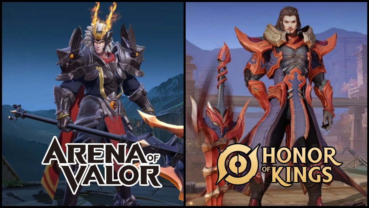 Hero Comparison : Lubu X Cao Cao | AOV X HOK