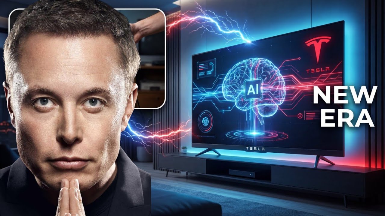 Tesla TV Revealed: Elon's AI Replaces Your Remote & It's Pure Chaos