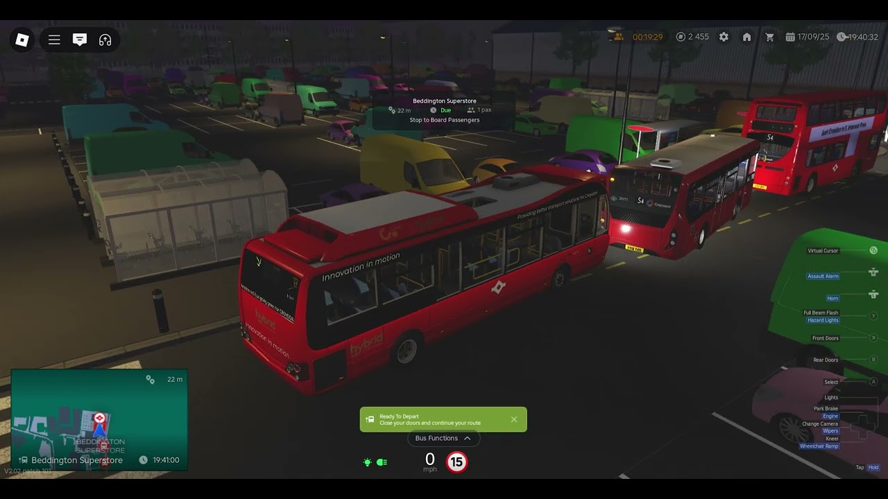 driving a few routes in roblox croydon