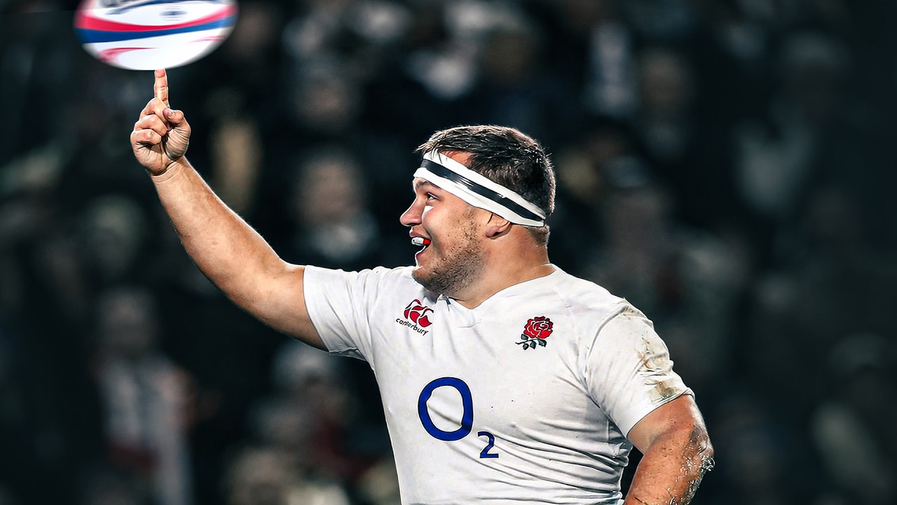 5 minutes of Jamie George kicking in rugby!