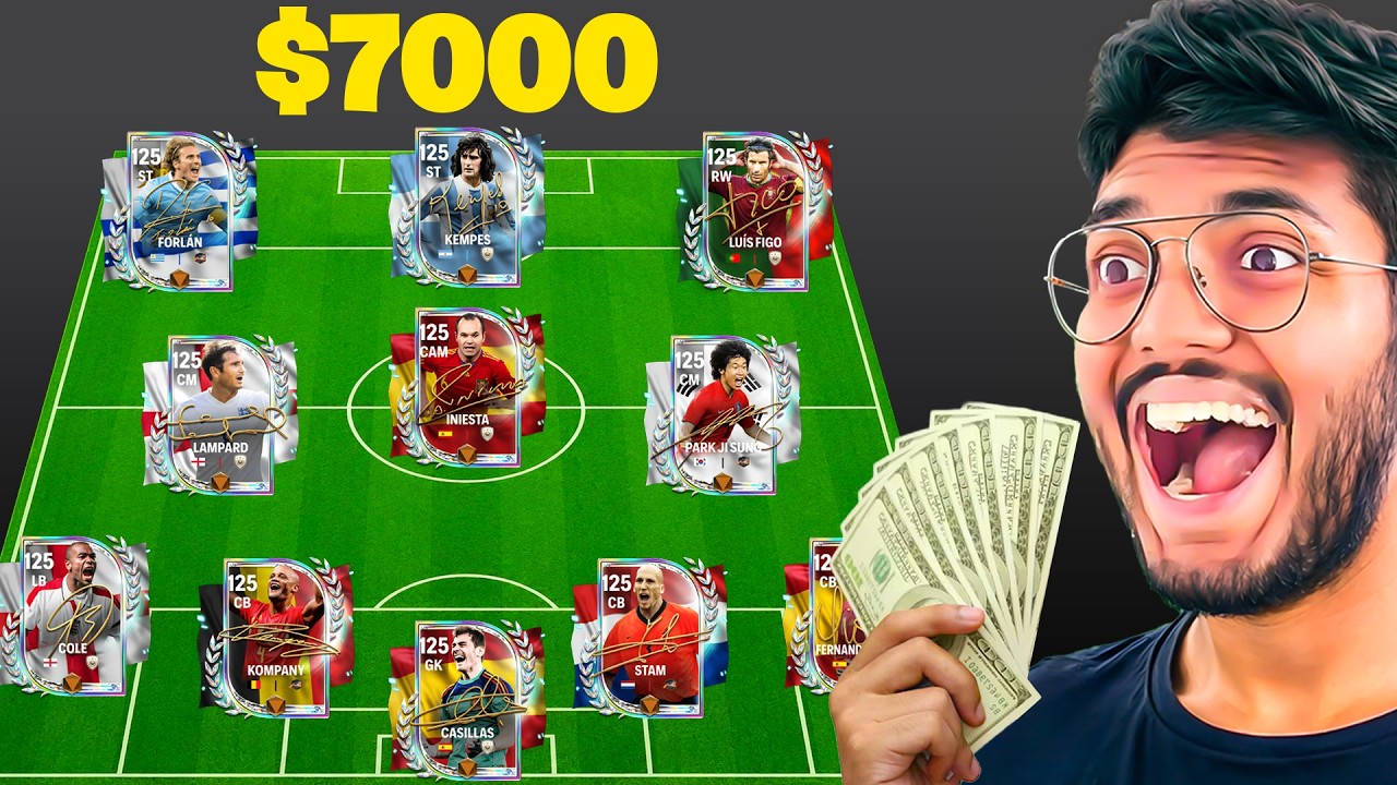 Я потратил $7000 на этот состав в FC MOBILE!