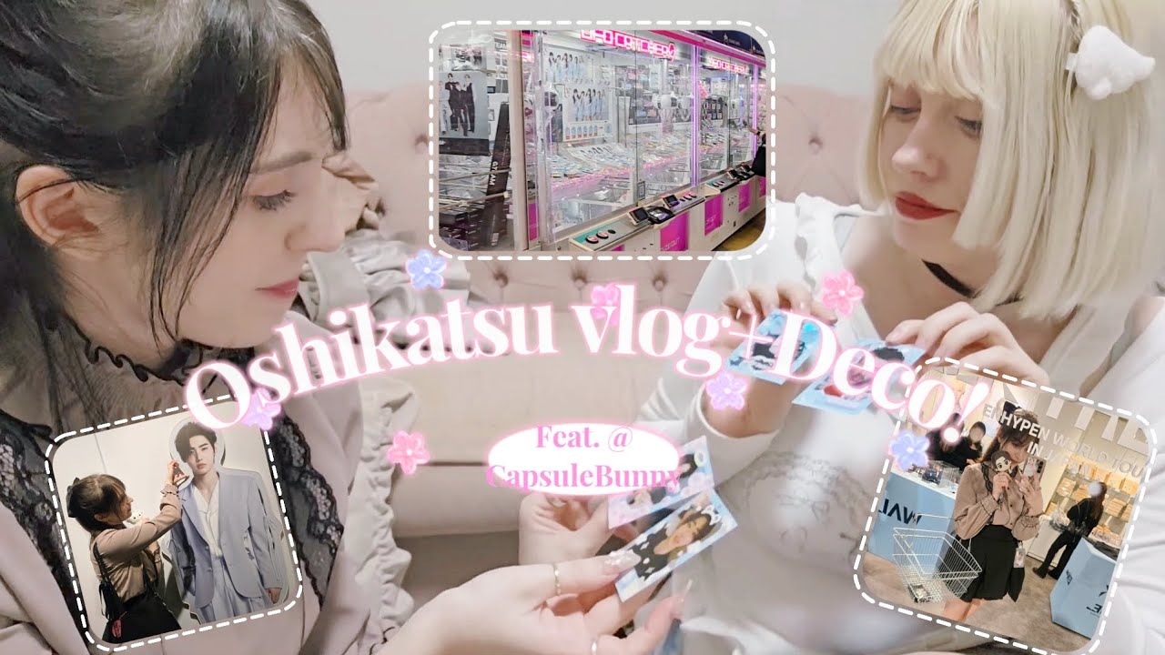 Oshikatsu Vlog and Chaotic Deco with @Capsule Bunny