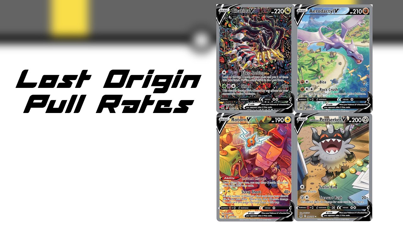 Lost Origin Pull Rates Exposed!!