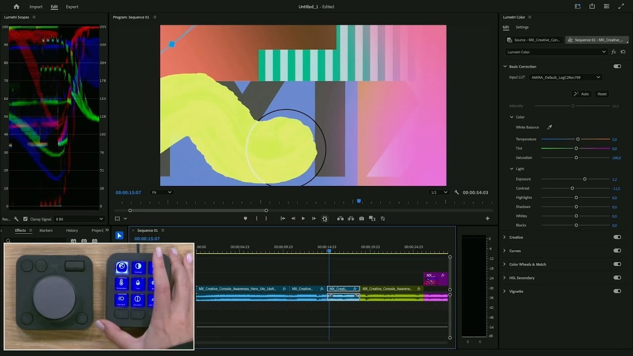 How to Use the MX Creative Console with Premiere Pro