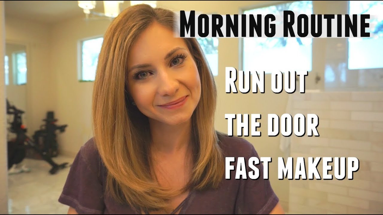 Morning Routine, Get Ready FAST, Quick Makeup and Hair Refresh Routine