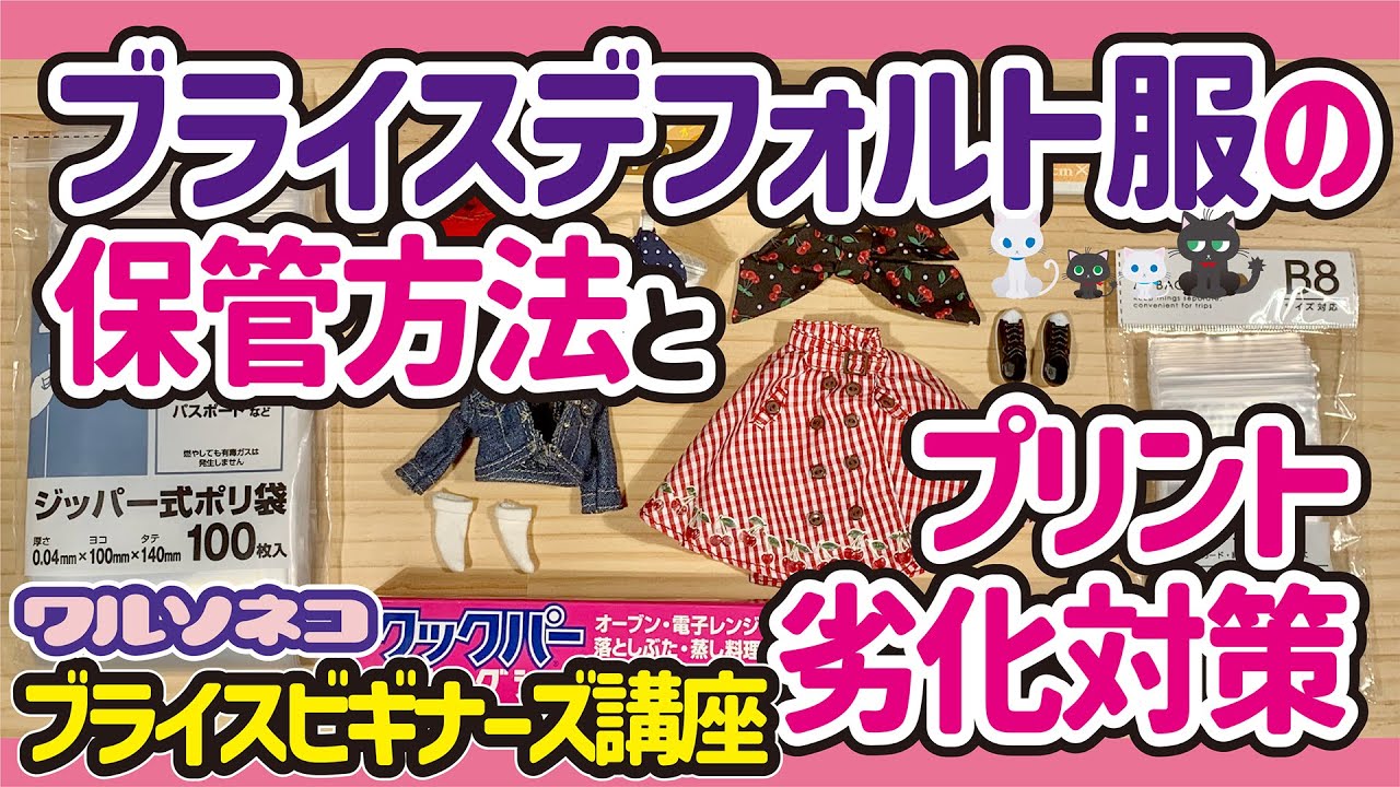 1034 ブライスのデフォルト服を保管する時に気をつけたいこと【ブライスビギナーズ】