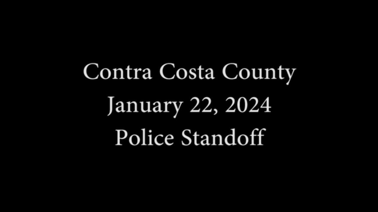 Contra Costa County SWAT Standoff with Armed Barricaded Subject (Police Scanner)