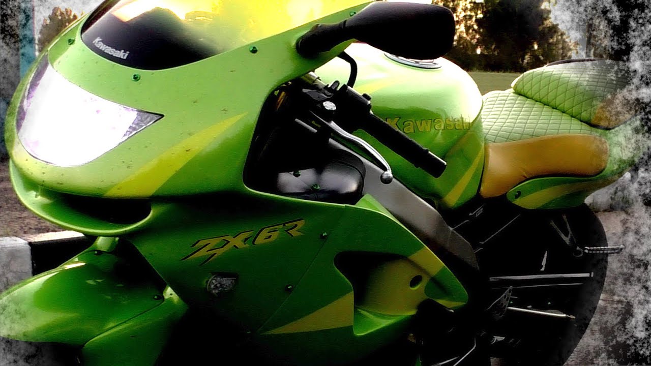Kawasaki Ninja zx6r. Мот помолодел и валит! Первый выезд. Очень приятный мотоцикл!