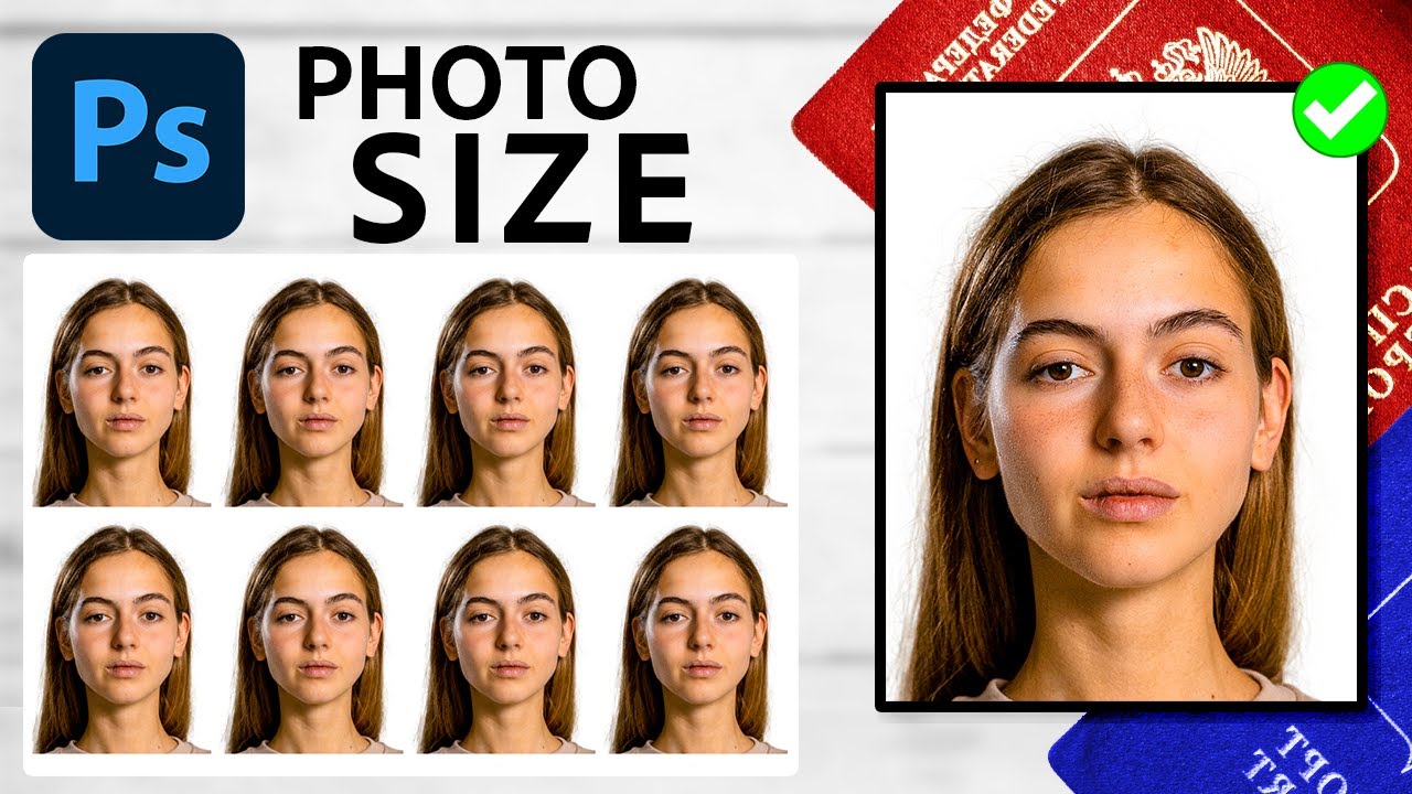 Как отредактировать фотографию паспортного размера в Photoshop