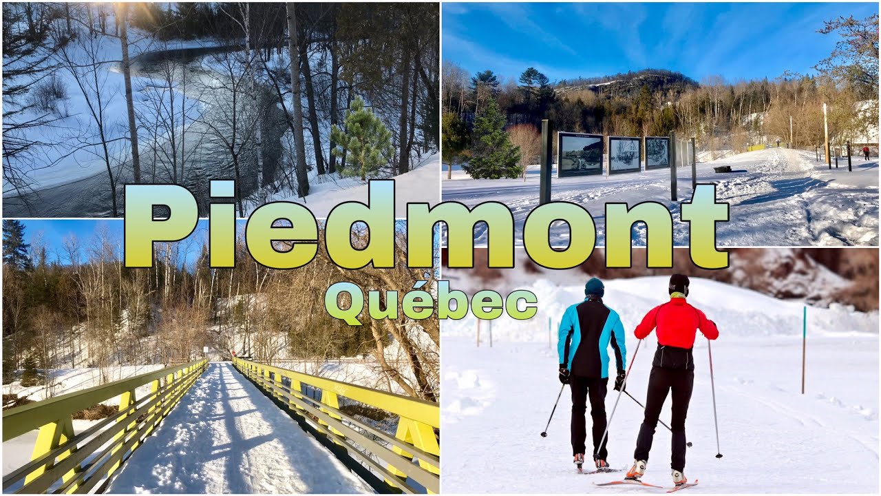 [4K] Piedmont, Quebec | Hiking and Cross Country Ski | Linear Park 