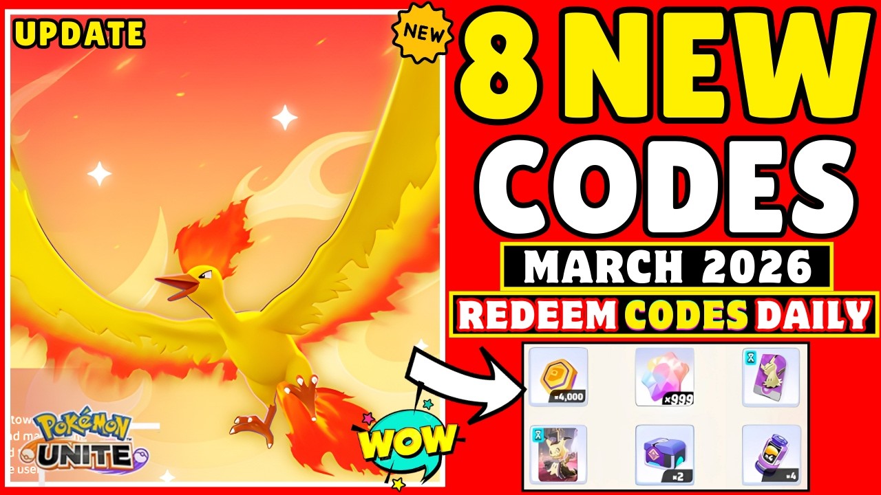 🎁 КОДЫ ОБНОВЛЕНИЯ 🎁 ПОДАРОЧНЫЕ КОДЫ POKEMON UNITE НА МАРТ 2026 | КОДЫ POKEMON UNITE | КОД POKEMON...