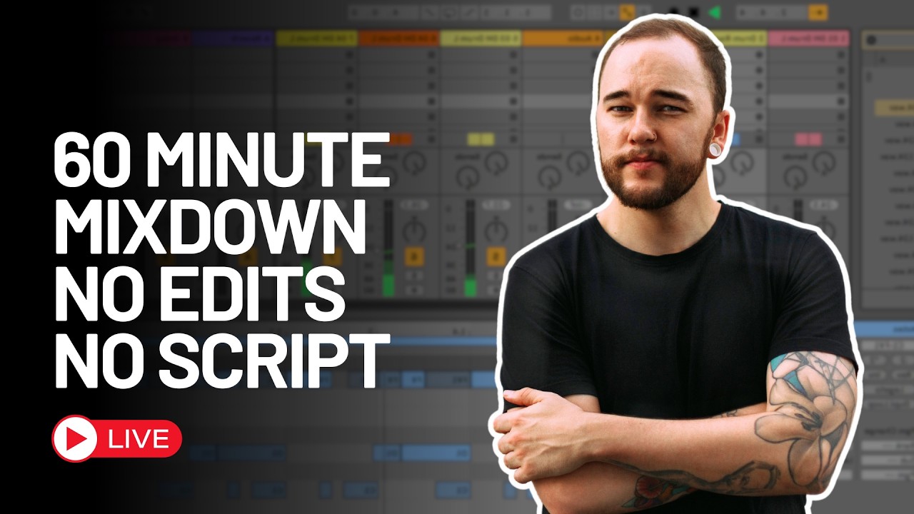 Deep Progressive House Mixdown - No Script, Just Decisions