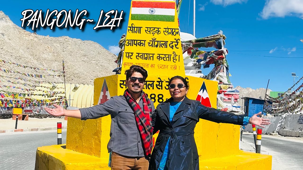 Vlog75||PANGONG~LEH - The return journey from the Paradise🌄