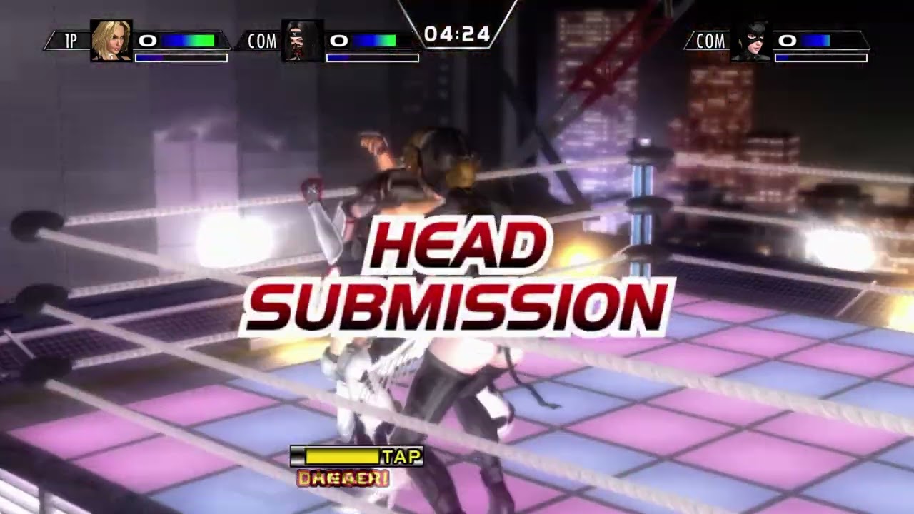 Rumble Roses XX: Dixie Clemets vs Benikage vs Evil Rose