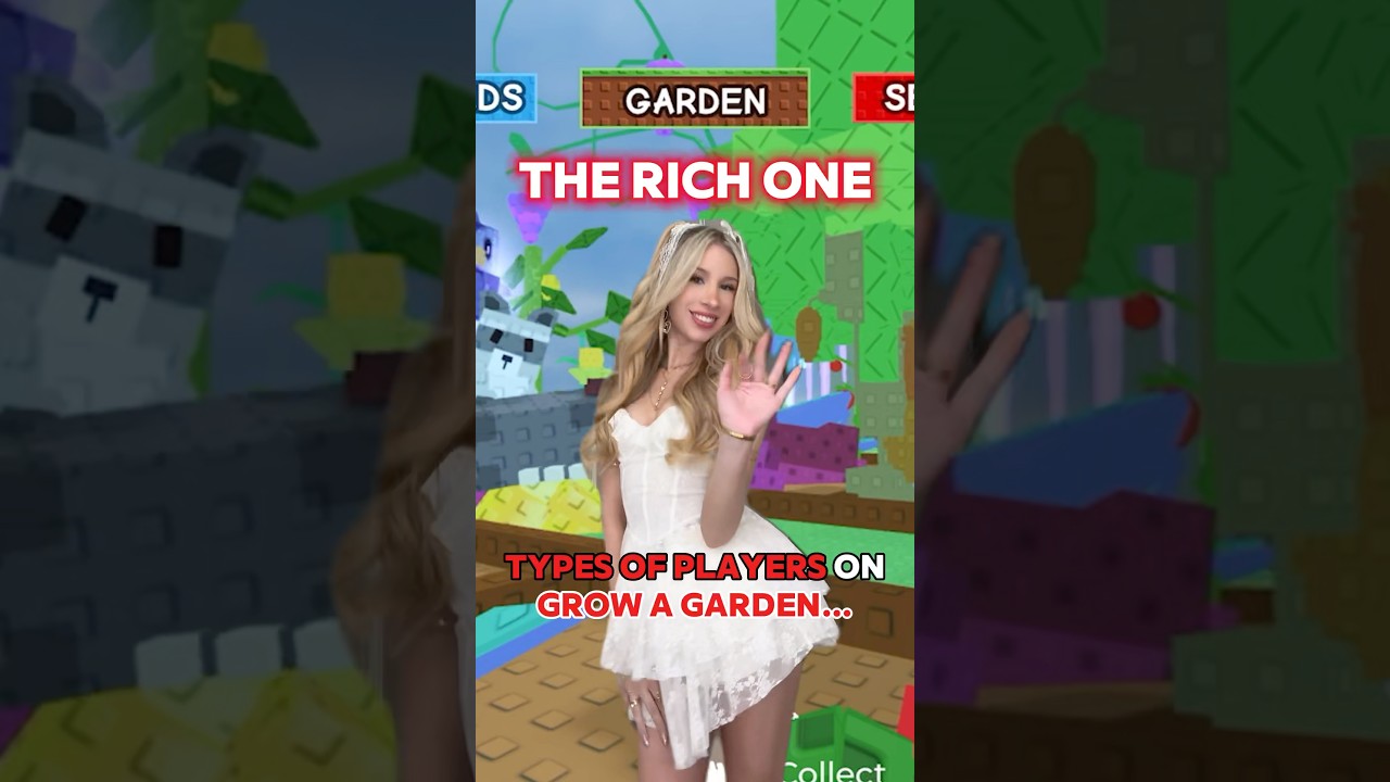 &laquo;ТИПЫ&raquo; ИГРОКОВ в GROW A GARDEN на ROBLOX! 👩&zwj;🌾