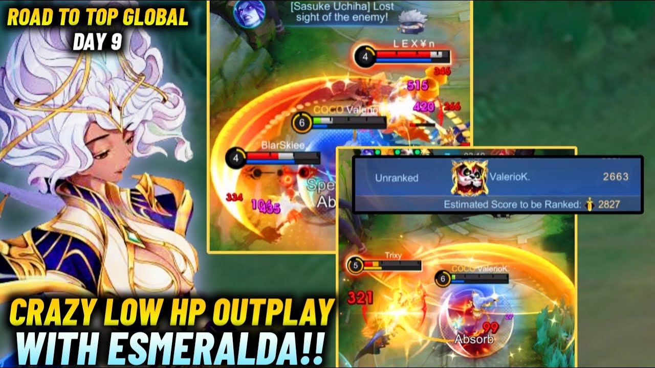 Low HP Outplay With Esmeralda! These Enemies Tried to Fight Esme Early Game! – They Regret It | MLBB