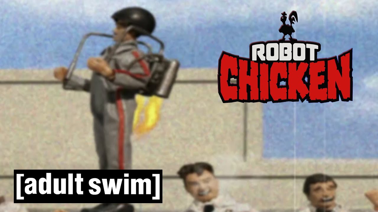 Jet Pack Testing | Robot Chicken | Adult Swim