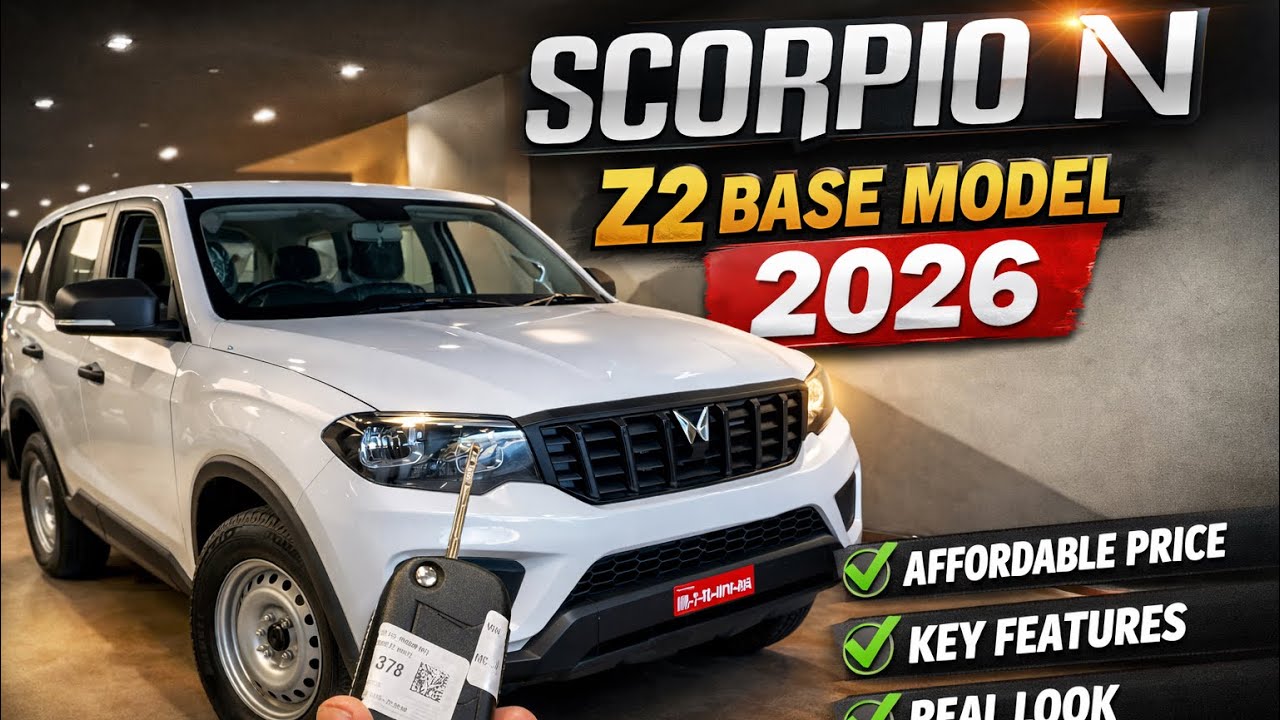 NEW MAHINDRA SCORPIO N Z2 E 2026 MODEL | DIESEL PRICE & FEATURES | SCORPIO N BASE MODEL 2026