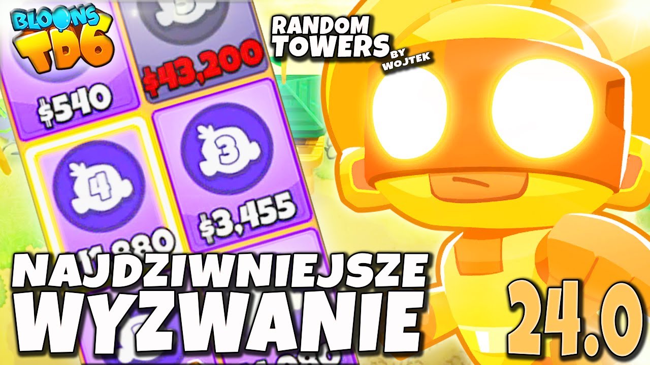 OSZALAŁEM | Random Towers | Bloons TD6 PL | MODS