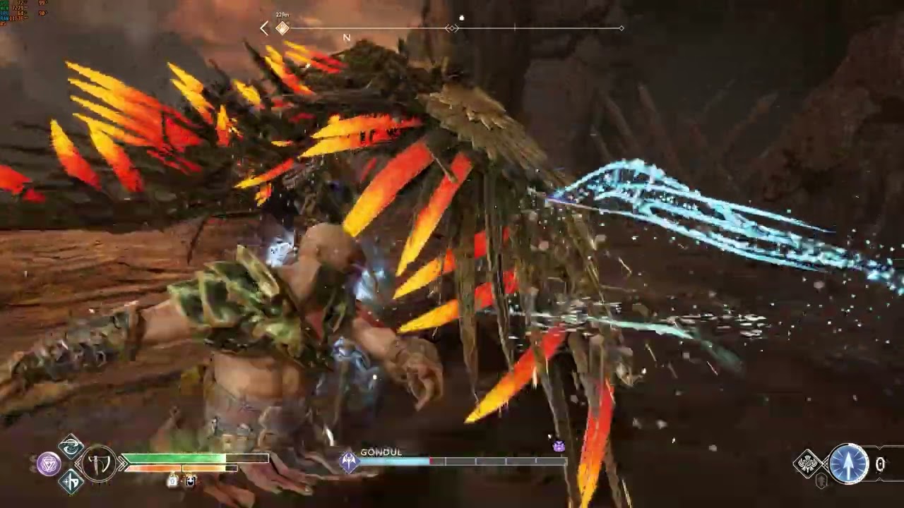 God of War: Epic Battle Against Valkyrie Gondul