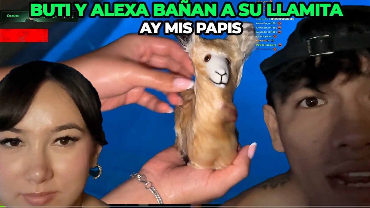 BUTI Y ALEXA BAÑAN A SU LLAMITA 🔥 AY MIS PAPIS 🤗