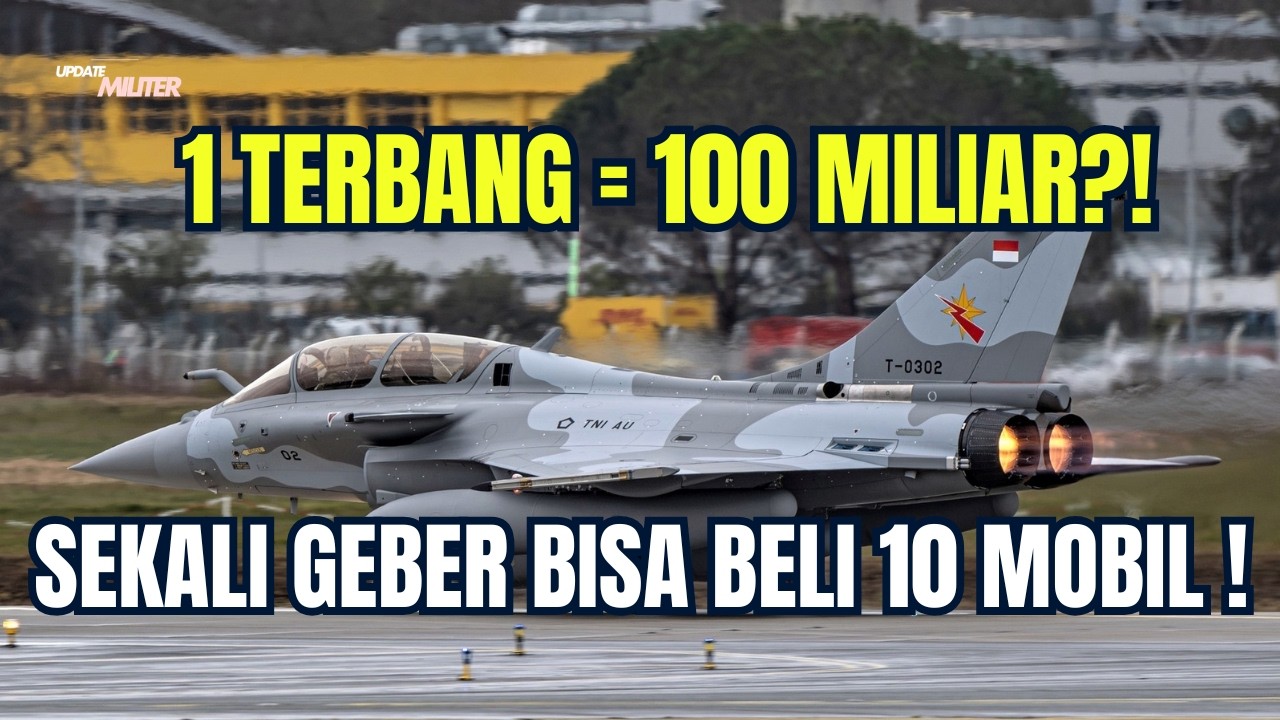 RAHASIA BIAYA RAFAL TNI AU! Sekali Terbang Bisa HABISKAN Puluhan Miliar!