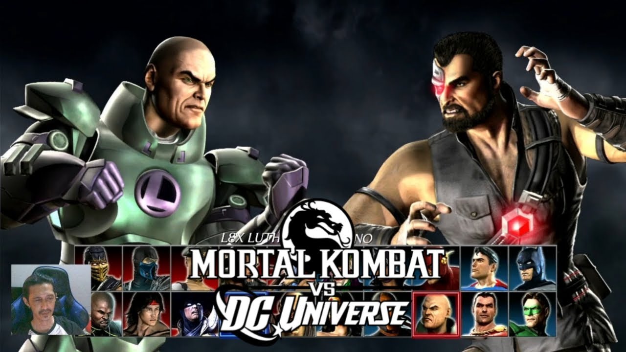 MK vs DC universe Lex Luthor vs Kano & Superman & Batman