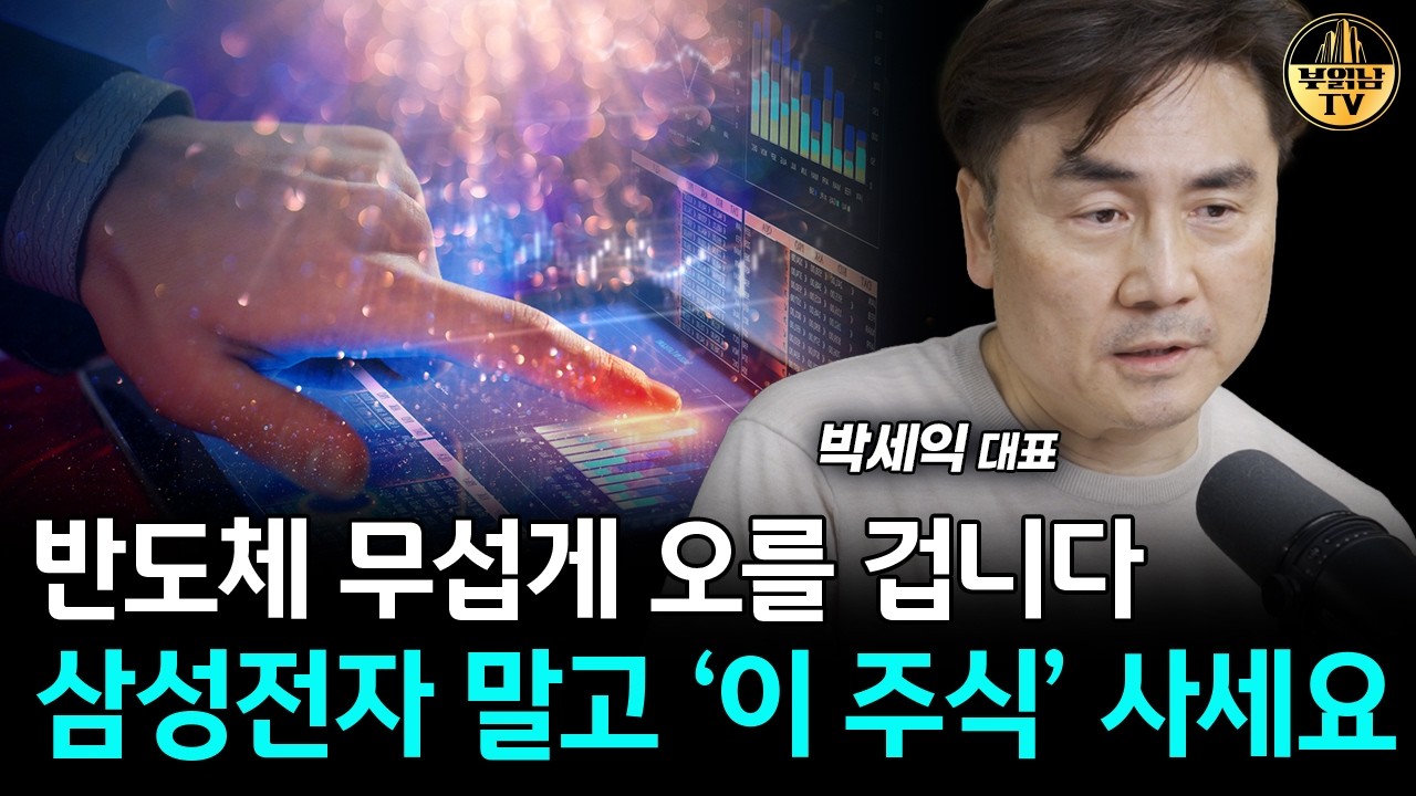 반도체 무섭게 오를 겁니다, 삼성전자 말고 '이 주식' 사세요 [박세익 대표 3부]