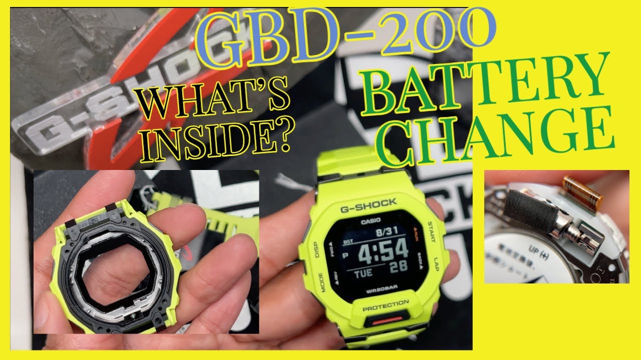 What's Inside a GBD200? How to Change the Battery? Opening up the Watch to get a close up look