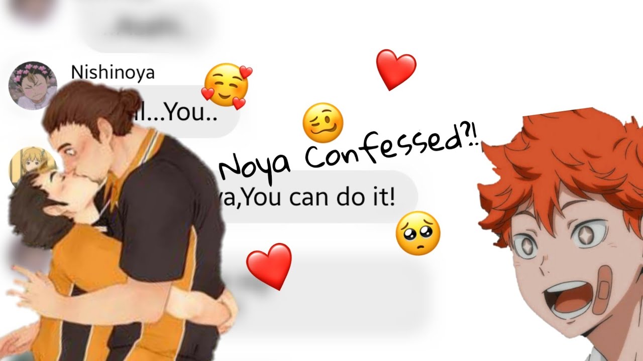 Haikyuu Groupchat - Nishinoya Lyric prank turned into a Confession?!