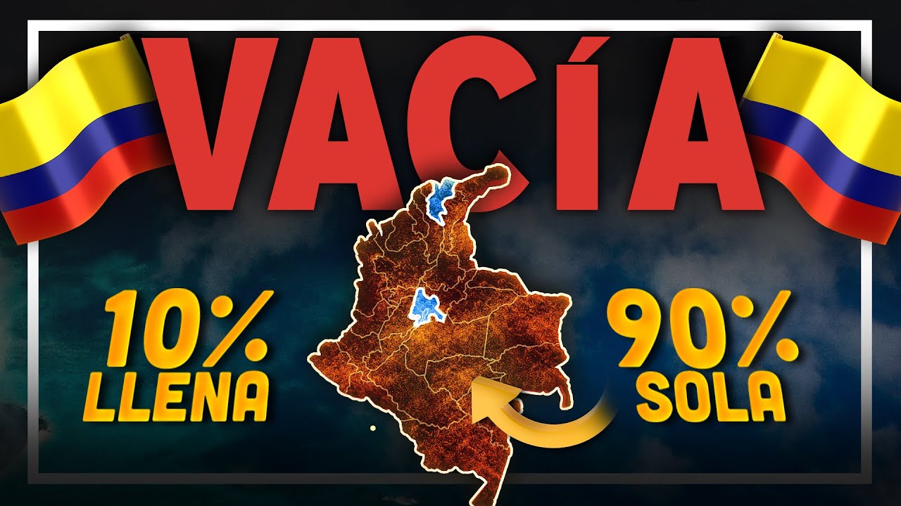 ¿POR QUÉ el 90% de COLOMBIA está VACÍA?