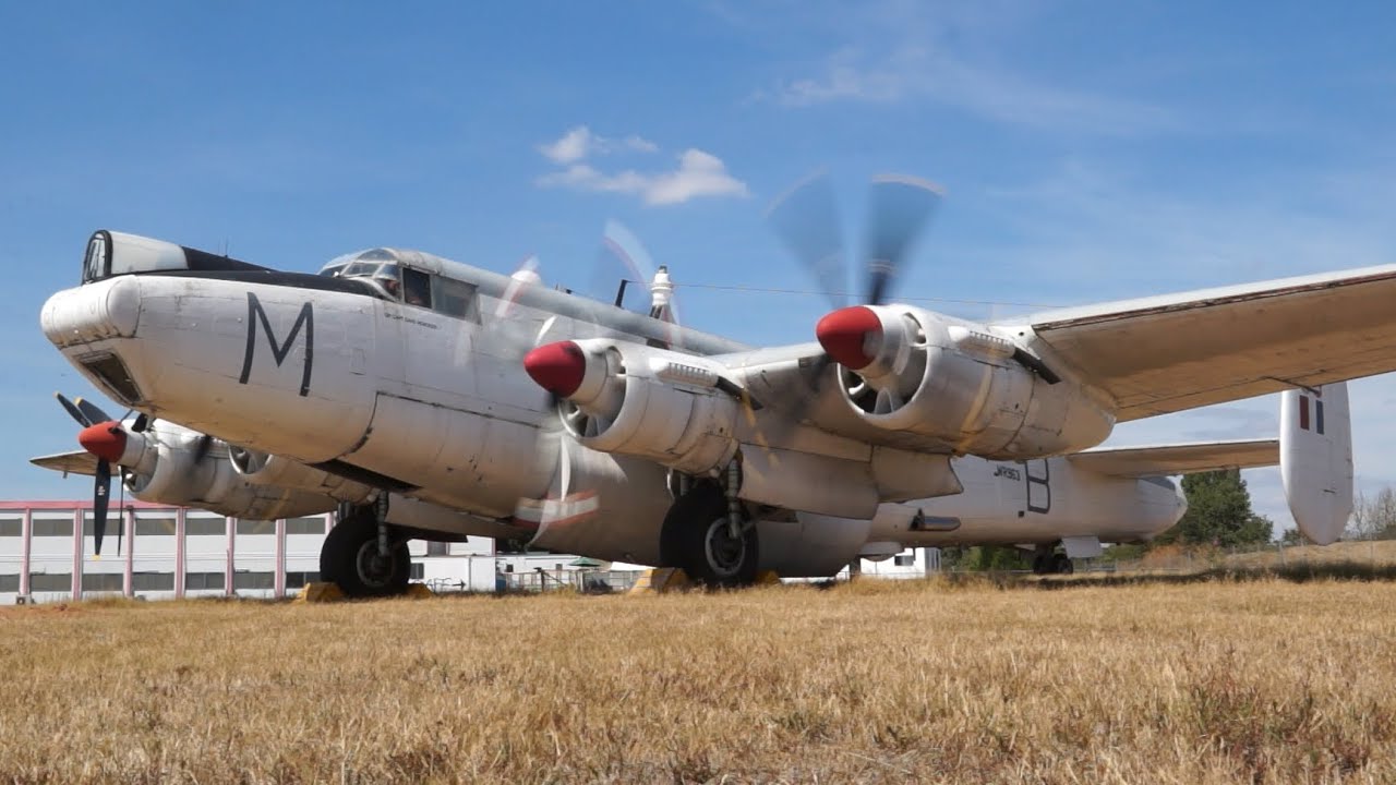 Avro Shackleton WR963 Ground Run 6th August 2022