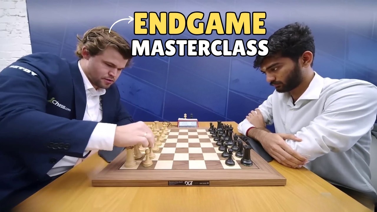 Magnus Carlsen's Endgame Masterclass Against Gukesh