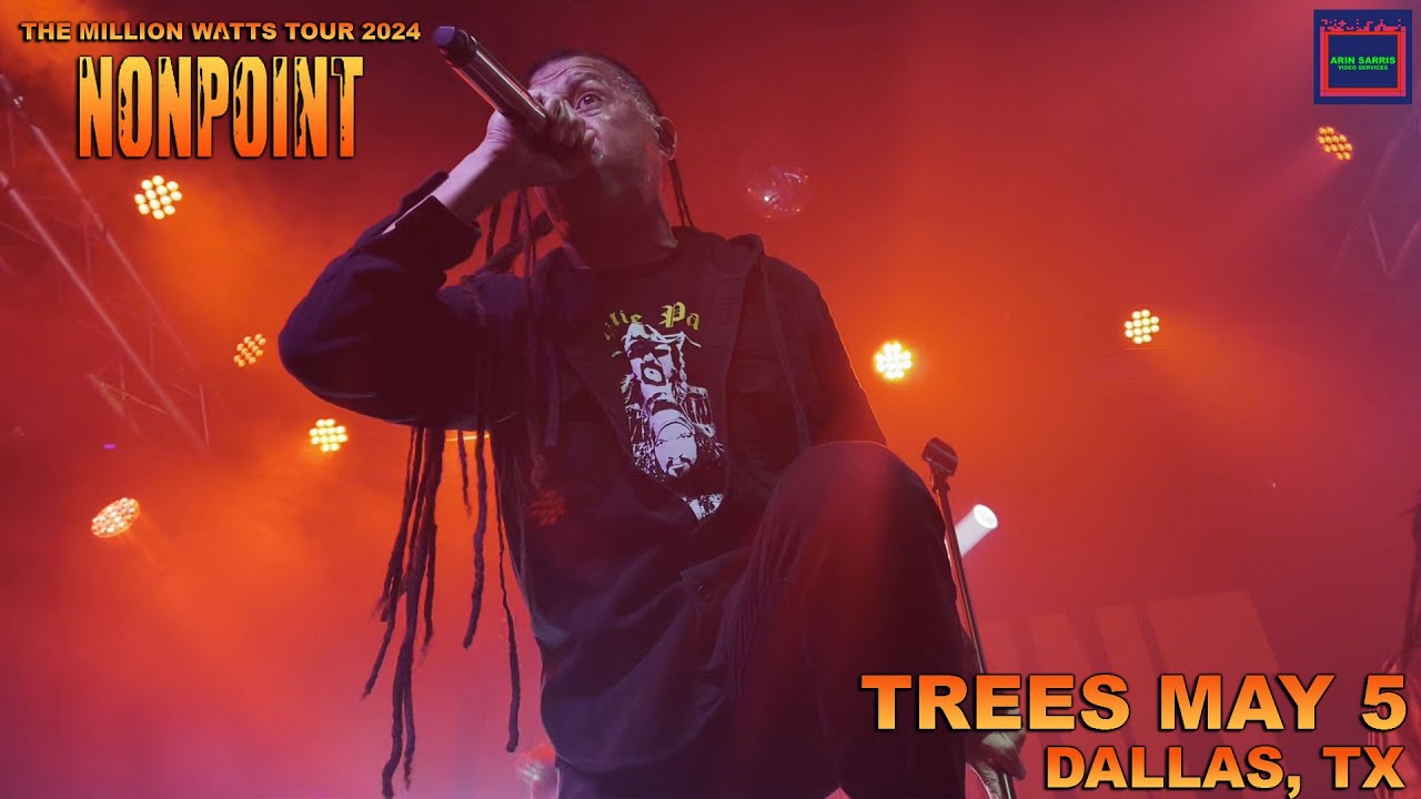 Nonpoint Live 5/5/2024 Trees Dallas,TX 60fps *FRONT ROW*