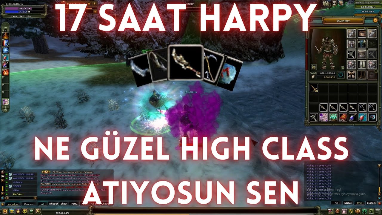 17 SAAT HARPY | HİGH CLASS DROBU G&Uuml;ZEL | 73 LEVEL BP | GENİE SERİSİ #3