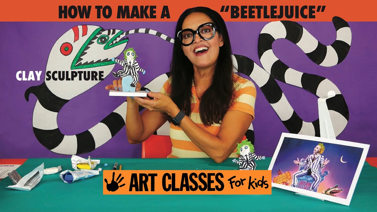 How to make a Clay BEETLEJUICE Sculpture
