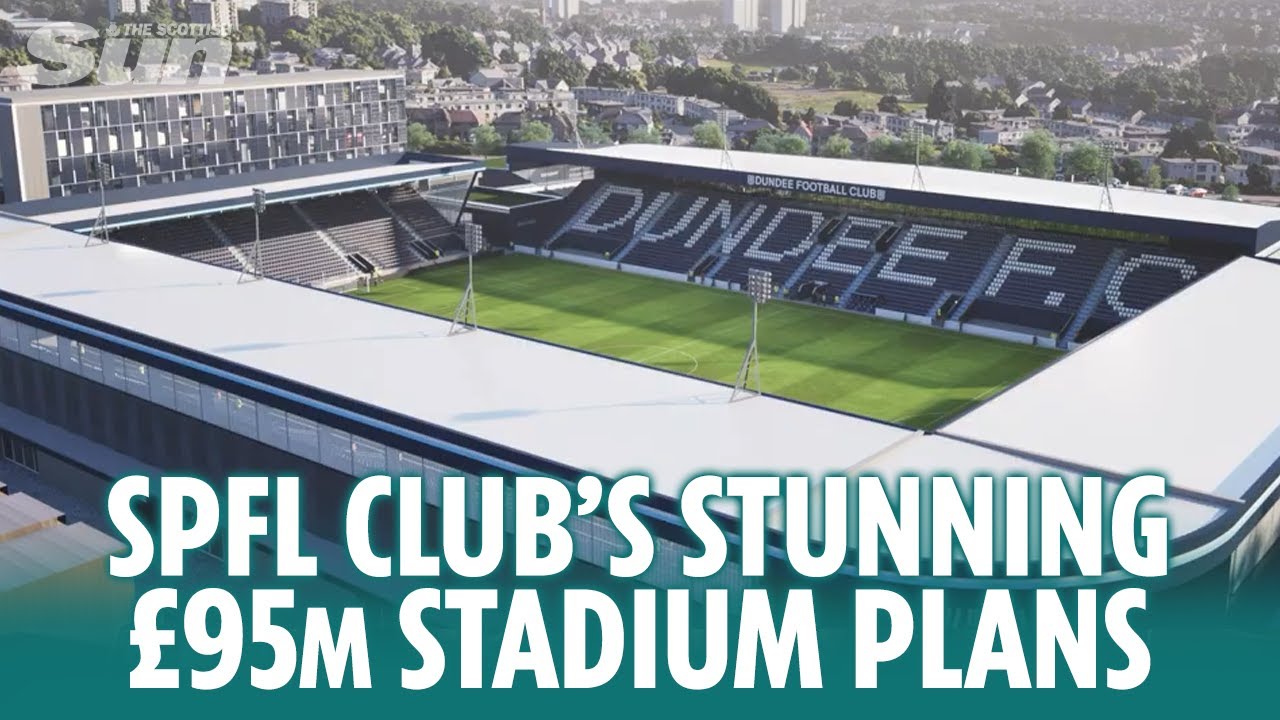 Flythrough Dundee's proposed new stunning £95m stadium
