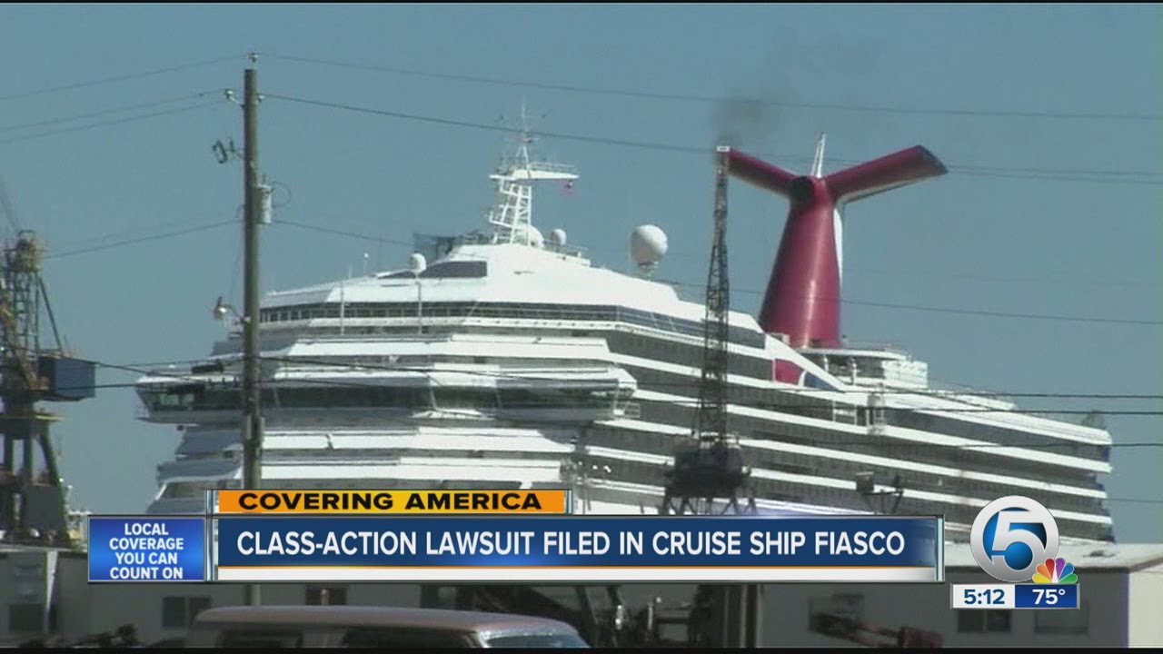 Class-action lawsuit filed in cruise ship fiasco